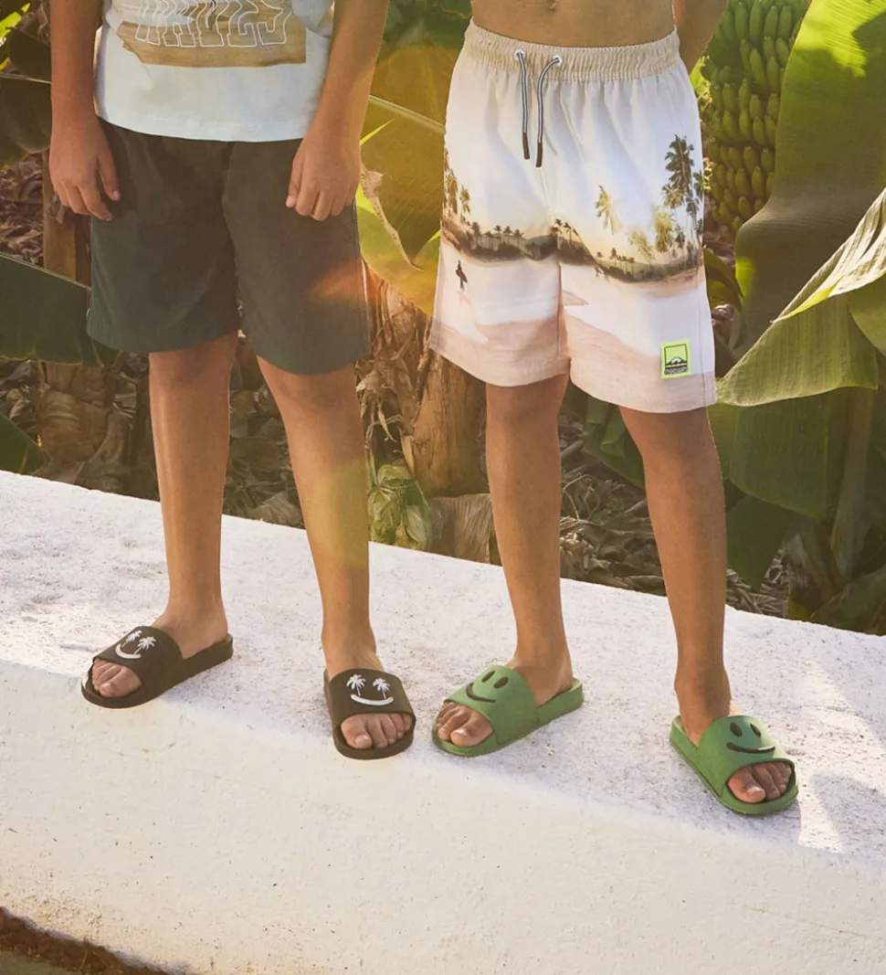 Molo Badesandaler - Zhappy - Sort/Palmer