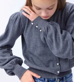 Molo Cardigan - Strik - Uld/Bomuld - Guinevere - Grey Melange