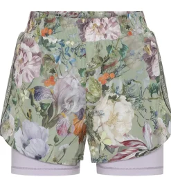Molo Shorts - Omari - Green Botanic