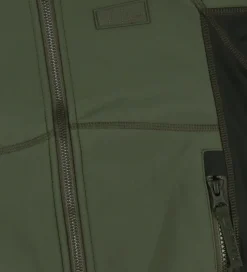 Molo Softshelljakke m. Fleece - Cloudy - Forest Block