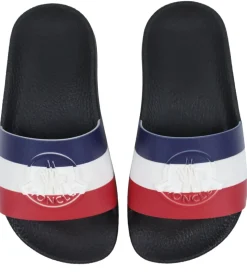 Moncler Badesandaler - Petit Basile - Sort m. Logo