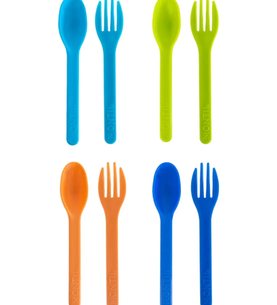 MontiiCo Børnebestik - Out and About - 8 Dele - Burst