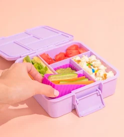 MontiiCo Indsatser - 3-pak - Bento Cups - Silikone - Fuchsia