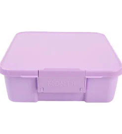 MontiiCo Madkasse m. 5 rum - Bento Five - 980 ml - Lilac