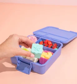 MontiiCo Snackbøtter - Bento Dip & Sauce - 2-pak - Marine