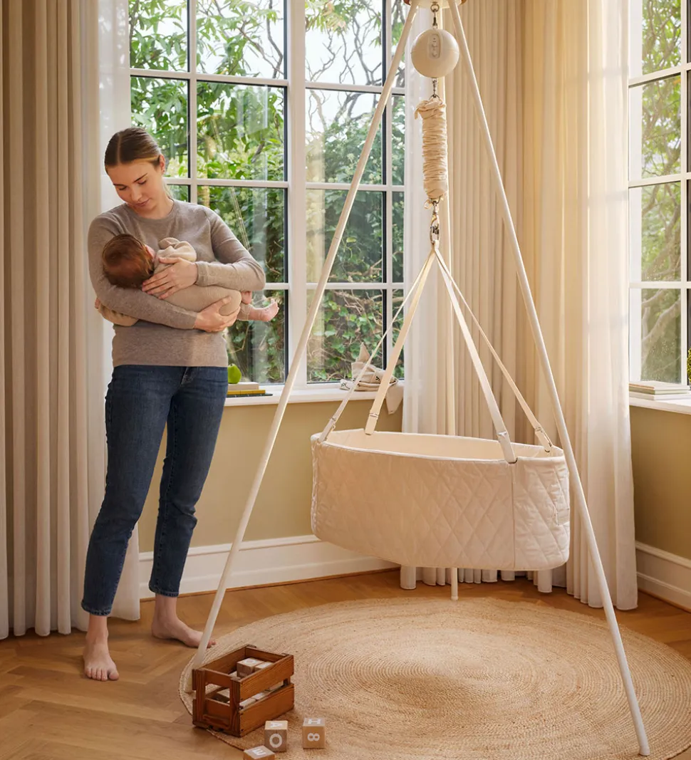 Moonboon Vugge - Oval Cradle - 81x41,8x30 cm - Nature