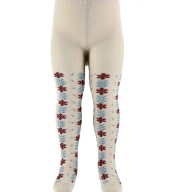 MP Strømpebukser - Uldblanding - Lucy Glitter - Cream