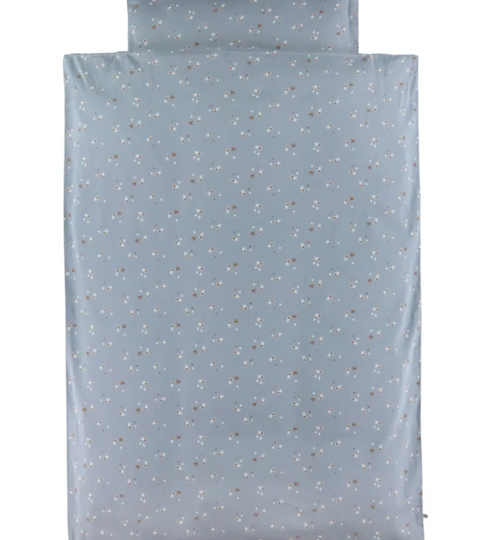 Müsli Sengetøj - Baby - Stars - Jasmin Blue/Balsam Cream/Walnut