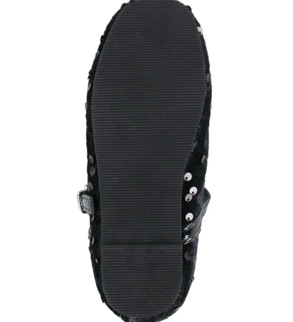 Name It Ballerinasko - NkfRenna - Sort m. Pailletter