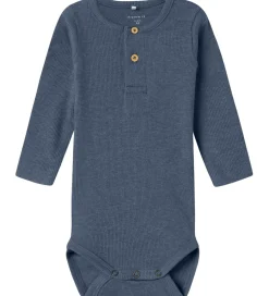 Name It Body l/æ - Rib - NbmKab - Vintage Indigo/Melange