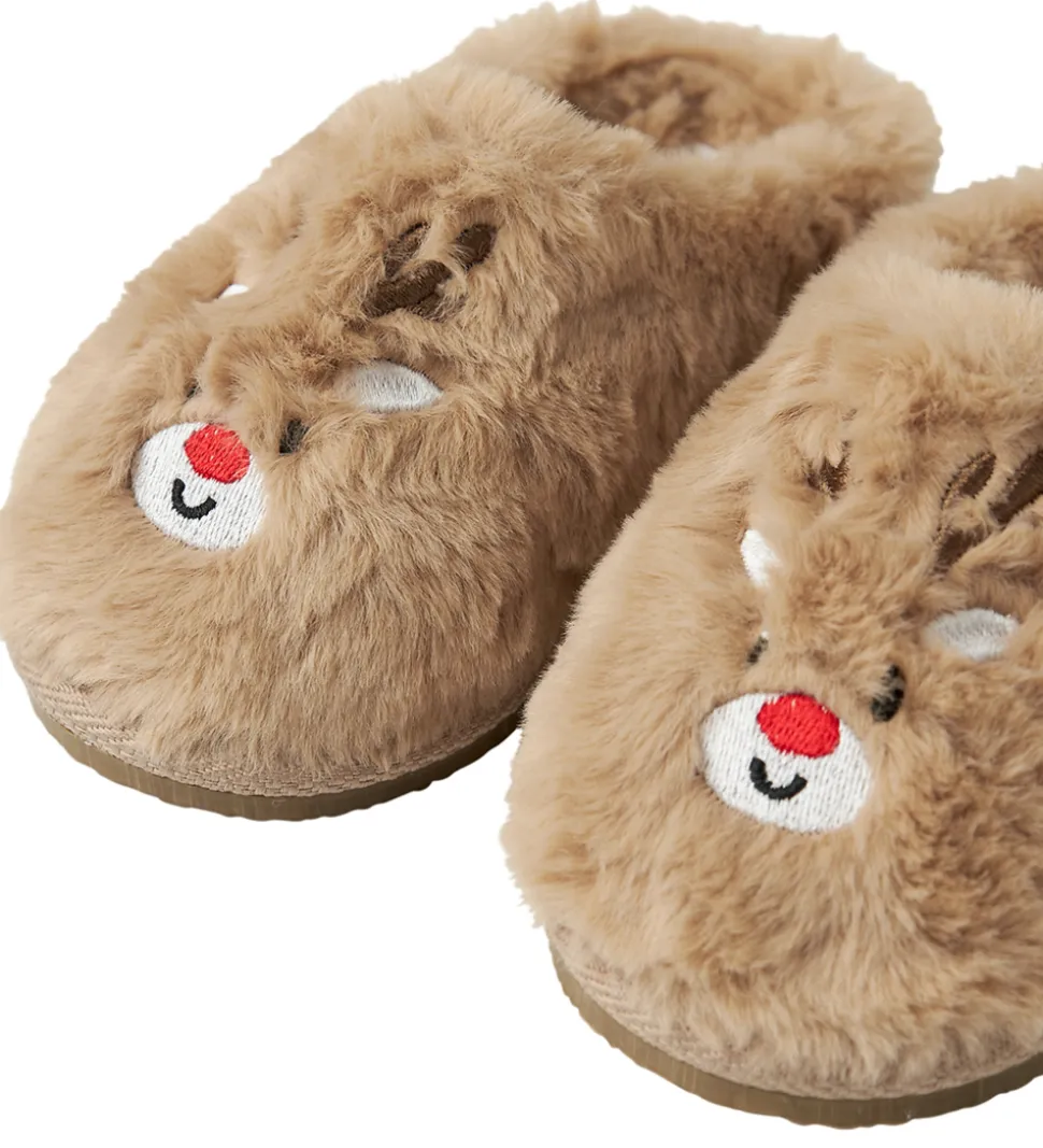 Name It Hjemmesko - NmnReindeer - Oxford Tan/Reindeer