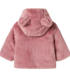 Name It Jakke - Imiteret Pels - NbfMila - Lilas