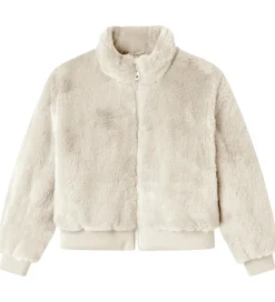 Name It Jakke - Imiteret Pels - NkfMila - Moonbeam