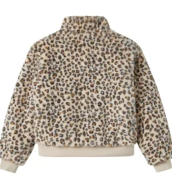 Name It Jakke - Imiteret Pels - NkfMila - Oxford Tan/Leo