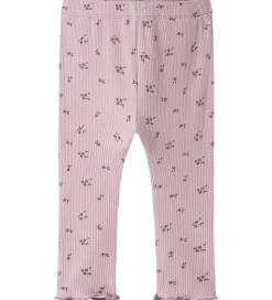 Name It Leggings - Rib - NbfSoho - Keepsake Lilac