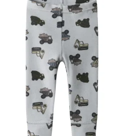 Name It Leggings - Uld - NbmWillow - Micro Chip/Working Machines