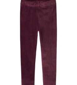 Name It Leggings - Velour - NmfVeloa - Burgundy