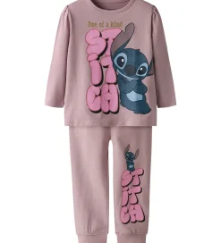 Name It Nattøj - 2-Delt - NmfOlina Stitch - Keepsake Lilac