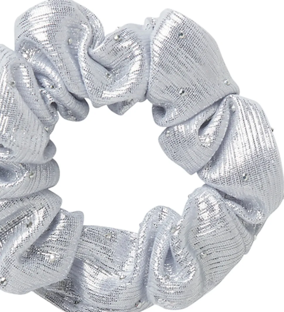 Name It Scrunchies - 2-pak - NkfRiglitter - Silver