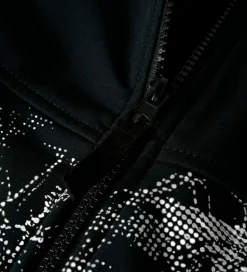 Name It Softshell m. Fleece - NkmAlfa08 - Sort m. Refleksprint