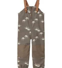 Name It Softshellbukser m. Fleece/Seler - NmmAlfa08 - Morel/RHIN