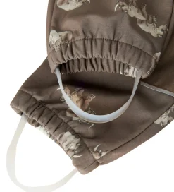 Name It Softshellbukser m. Fleece/Seler - NmmAlfa08 - Morel/RHIN