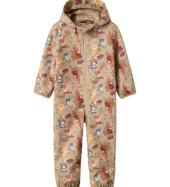 Name It Softshelldragt - NbnAlfa08 - Oxford Tan/Woodland