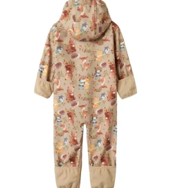 Name It Softshelldragt - NbnAlfa08 - Oxford Tan/Woodland