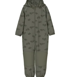 Name It Softshelldragt m. Fleece - Noos - NmmAlfa08 - Dusty Oliv