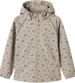 Name It Softshelljakke m. Fleece - NkfAlfa08 - Pure Cashmere/Bou