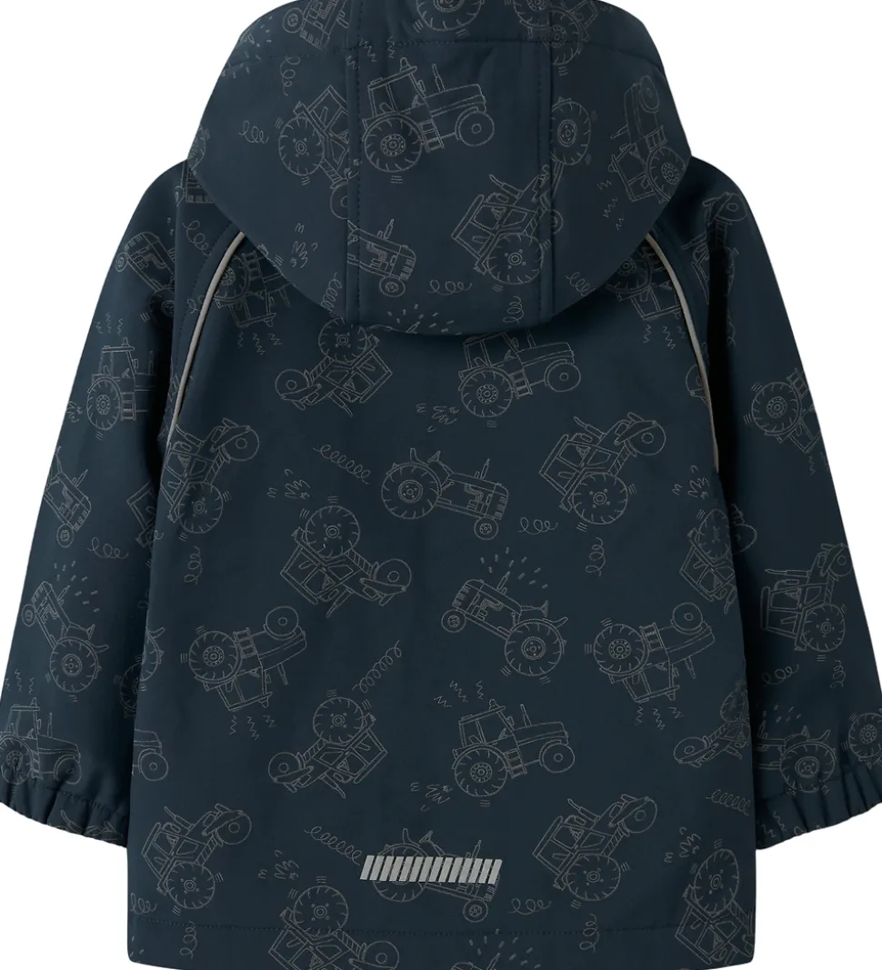 Name It Softshelljakke m. Fleece - NmmAlfa08 - Dark Sapphire m.