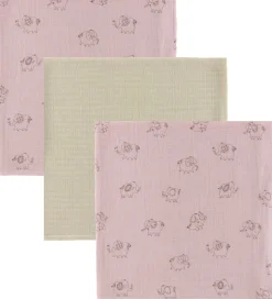 Name It Stofbleer - 3-pak - Musselin - 70x70 cm - NbnOhappy - Bu