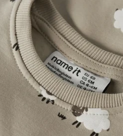 Name It Sweatshirt - NbmVimmer - Island Fossil/Sheep