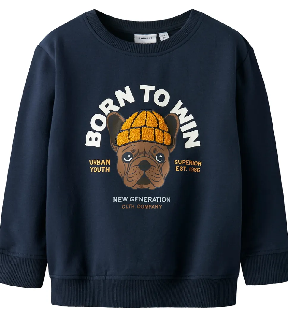 Name It Sweatshirt - NmmRiguna - Navy Blazer