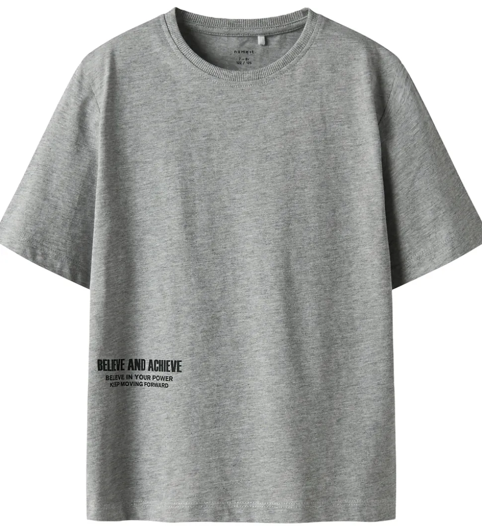 Name It T-shirt - NkmSeb - Grey Melange