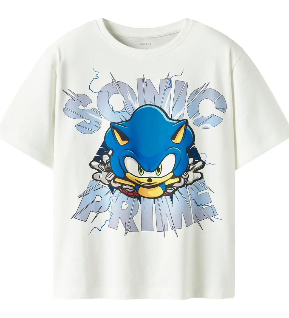 Name It T-shirt - Sonic - NkmNemo - Cloud Dancer