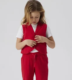 Name It Vest - NkfFalinnen - Kort - Chinese Red