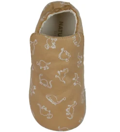 Naturino Skindfutter - Plumard - Lysebrun/Hvid m. Dinoer