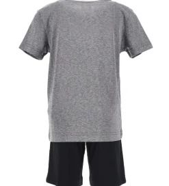 Nike Shortssæt - T-shirt/Shorts - Sort/Grå
