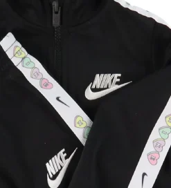 Nike Træningssæt - Cardigan/Bukser - Taping - Sort