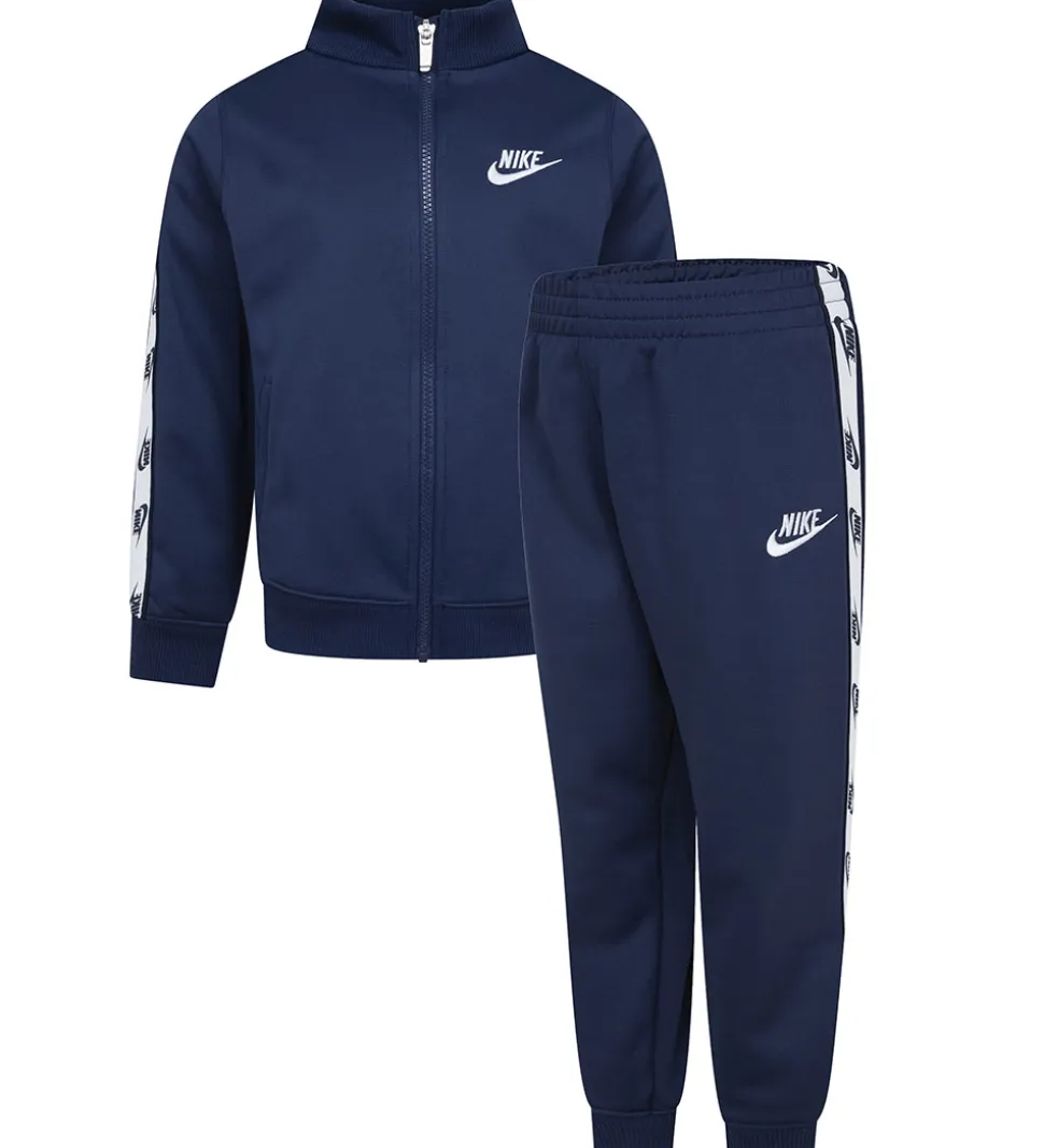 Nike Træningssæt - Cardigan/Bukser - Midnight Navy