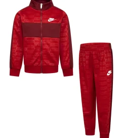 Nike Træningssæt - Cardigan/Bukser - Gym Red