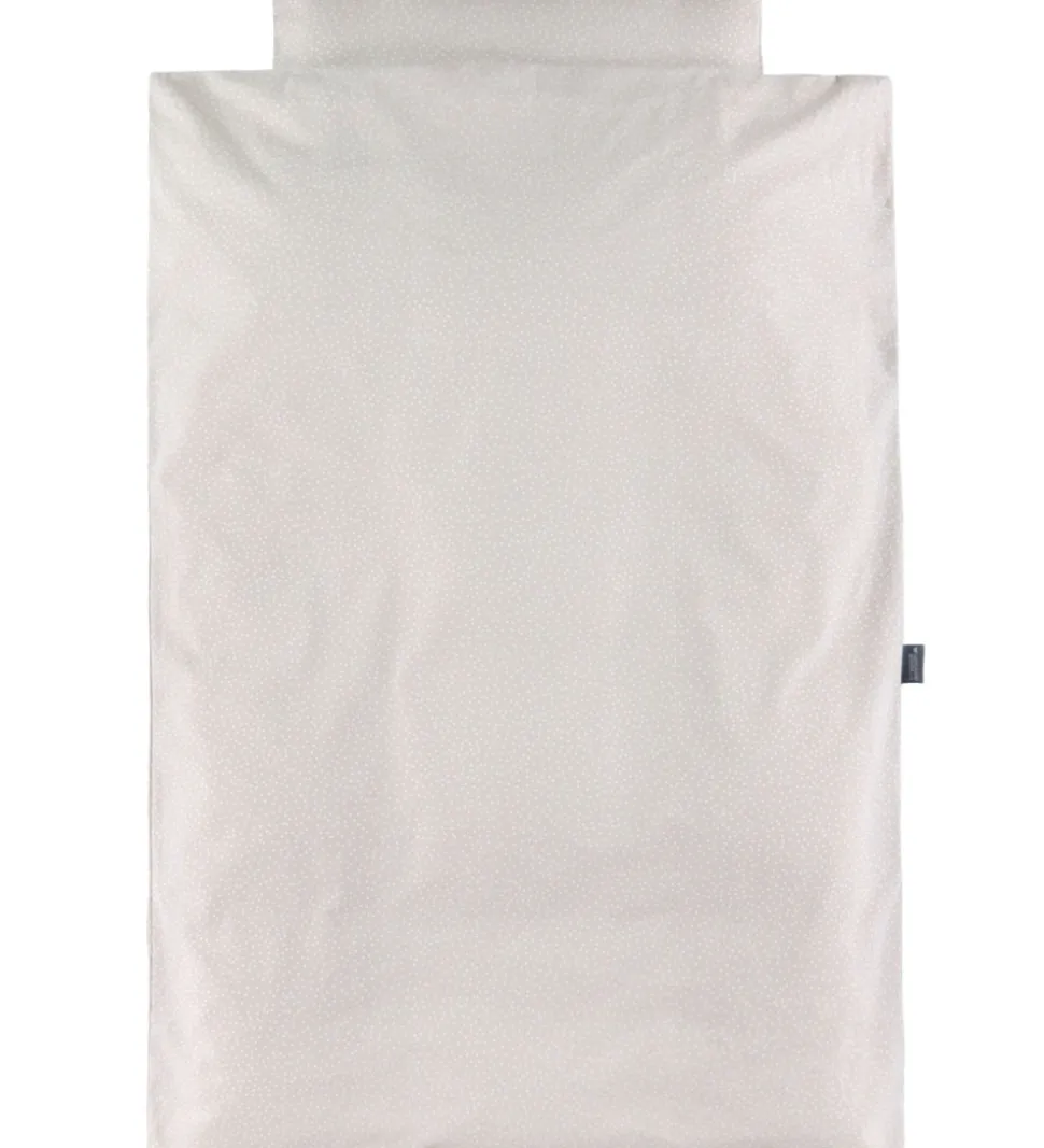 Nørgaard Madsens Sengetøj - Junior - Natur m. Prikker