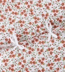 Nørgaard Madsens Sengetøj - Voksen - Hvid m. Røde Blomster