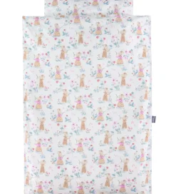 Nørgaard Madsens Sengetøj - Baby - Natur m. Mus i Haven