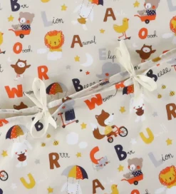 Nørgaard Madsens Sengetøj - Junior - Beige m. Alfabet