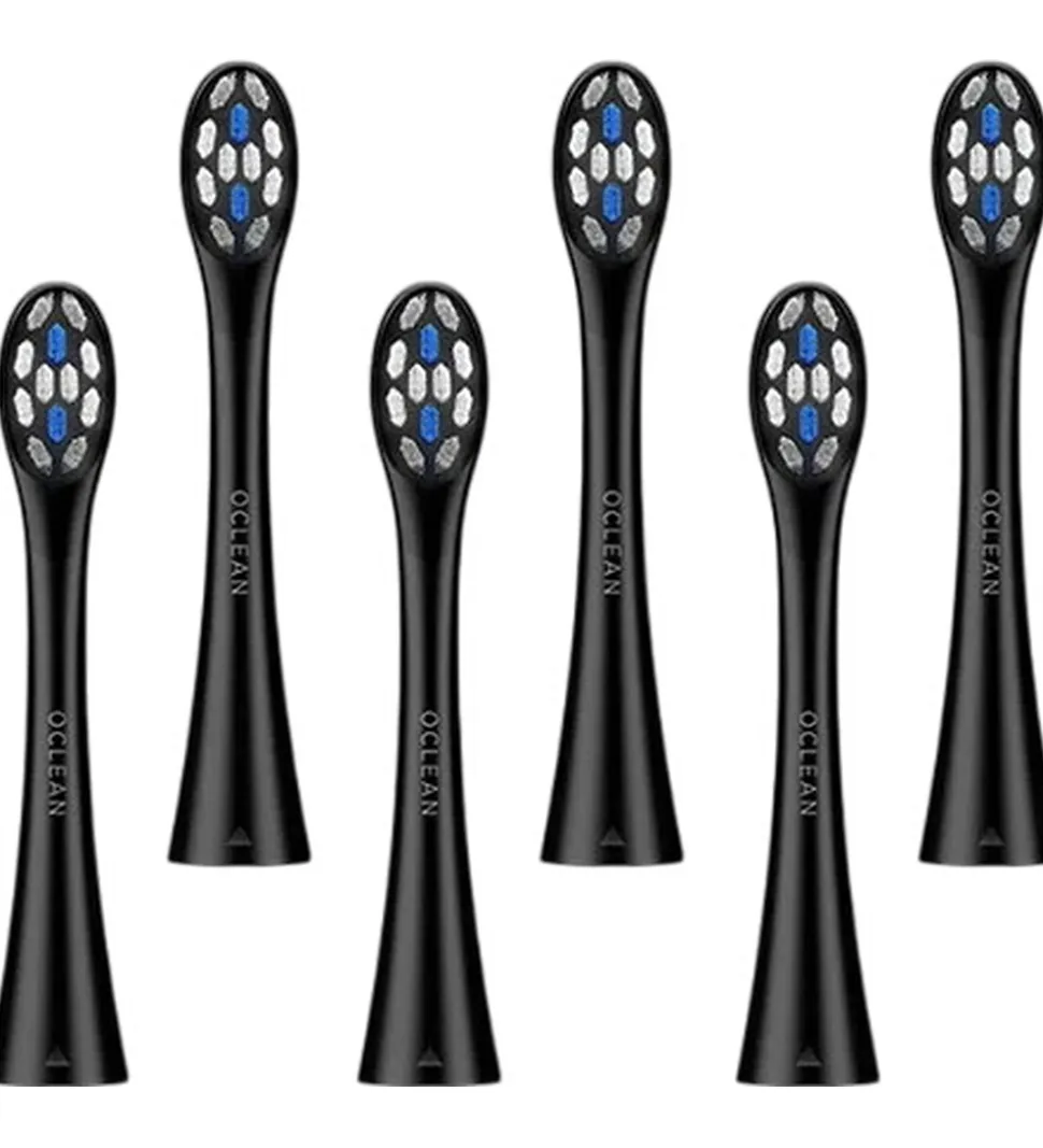 OCLEAN Tandbørste-hoveder - Delicate Care - 6-pak - Sort
