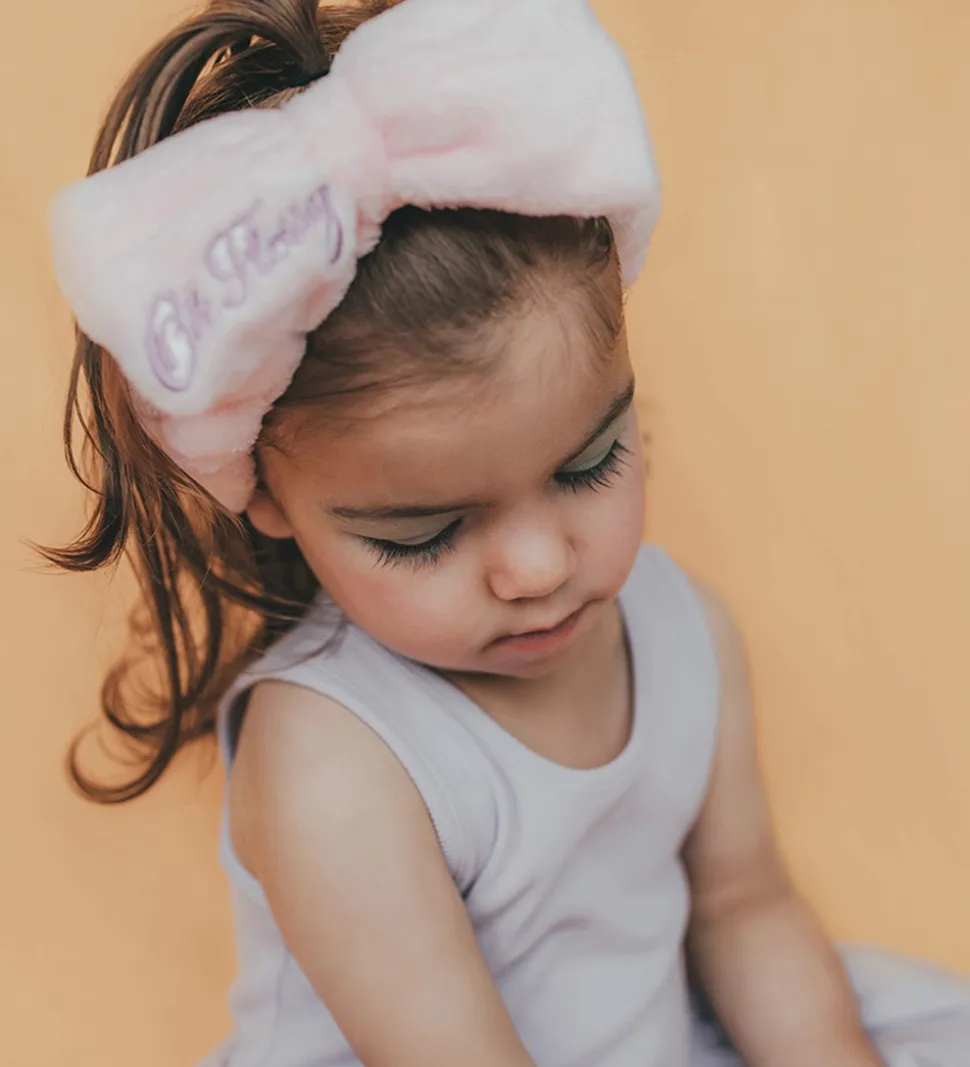 Oh Flossy Hårbånd m. Sløjfe - Lyserød