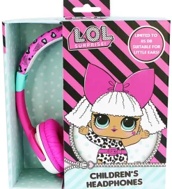 OTL Høretelefoner - LOL - On-Ear Junior - Pink/Turkis