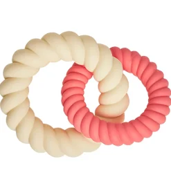 OYOY Bideringe - Silikone - Mellow - Cherry Red/Vanilla